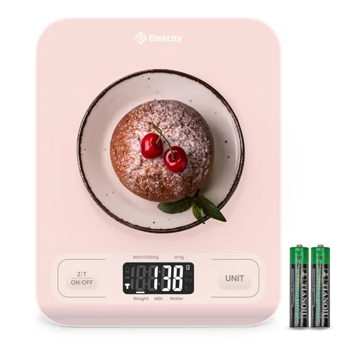 Miniatura 13 de Etekcity Báscula digital de cocina para alimentos, gramos y onzas para perder peso, hornear y cocinar, graduación precisa de 0.05 oz/1 g, 5