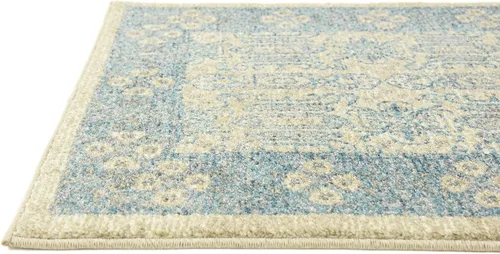 Miniatura 10 de Unique Loom Salzburg Collection - Alfombra clásica de diseño tradicional de inspiración oriental, 2 x 3 pies, color beige y azul