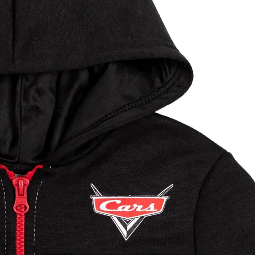 Miniatura 6 de Disney Cars Lightning McQueen - Sudadera con capucha de forro polar con media cremallera