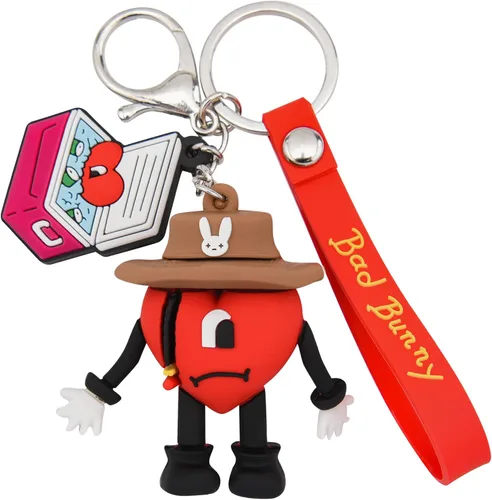 Llavero de corazón lindo para mujeres, hombres, niños, niñas y niños, llaveros coloridos fáciles de transportar