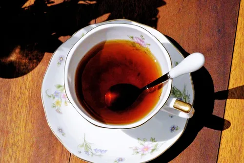 Miniatura 2 de Taza de Café de Porcelana Ósea Británica con Platillo y Cuchara para Latte Americano Tazas con Platillo Juego de Tazas de Té de Porcelana, Tazas