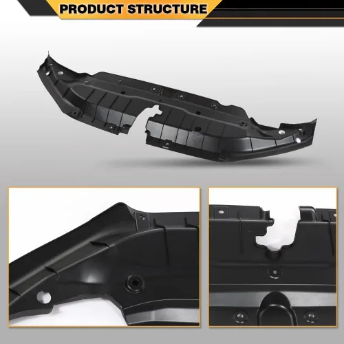 Miniatura 9 de CNNELL Cubierta superior de soporte del radiador compatible con Toyota 4Runner 2010-2020 TO1224108