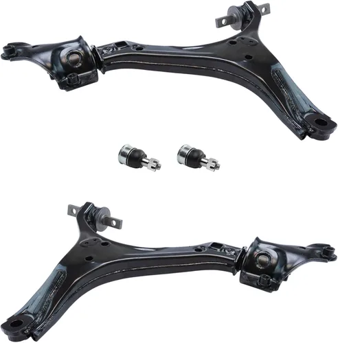 Miniatura 140 de TRQ Brazo de control delantero superior e inferior con rótula juego de 4 piezas compatible con Land Rover Range Rover 2003-2012