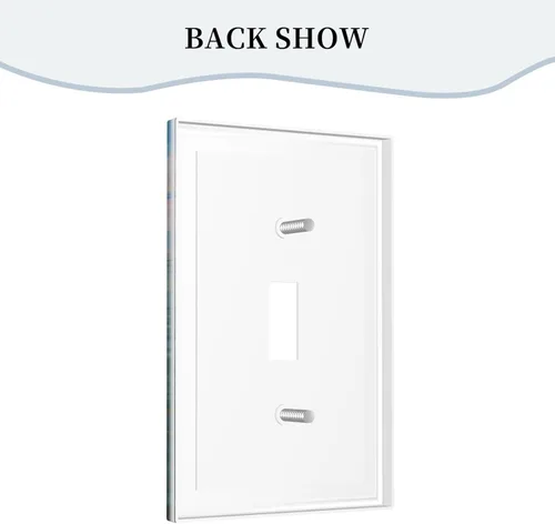 Miniatura 4 de Decorativo Arte Interruptor de Luz Cubiertas de Pintura al óleo Estilo Flores Placa de Pared de Interruptor de Interruptor Decorativo Placa