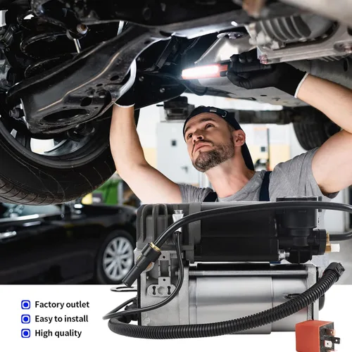 Miniatura 5 de Compatible con compresor de suspensión neumática Audi A8 D3 4E 6-8 cilindro 2002-2010, 4E0616007D, 4E0616007B, 4E0616007, 4E0616005F, 4E0616005D