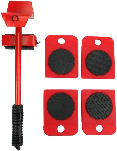 Miniatura 6 de Garosa Herramienta de transporte elevador de muebles resistente con 4 deslizadores móviles para un fácil movimiento