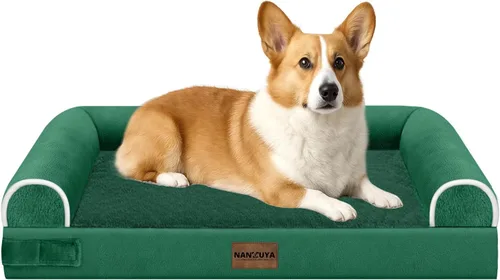 Miniatura 125 de Cama ortopédica lavable para perros medianos y grandes: cama con cojines de apoyo para perros medianos y grandes, cama impermeable de espuma tipo