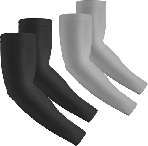 Miniatura 11 de 2 pares de mangas de compresión con protección UV para hombres, mujeres y jóvenes, cubierta de tatuaje, UPF 50