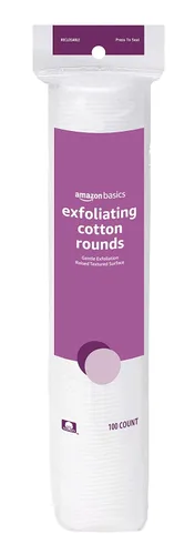 Miniatura 2 de Amazon Basics Algodón exfoliante redondo, 600 unidades (6 paquetes de 100) (anteriormente Solimo)