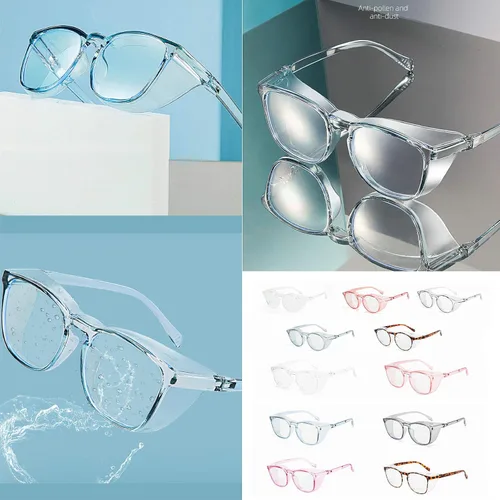 Miniatura 6 de Anteojos de seguridad que no se empañan, con protección UV400, lentes con bloqueo de luz azul para hombres y mujeres, anteojos transparentes