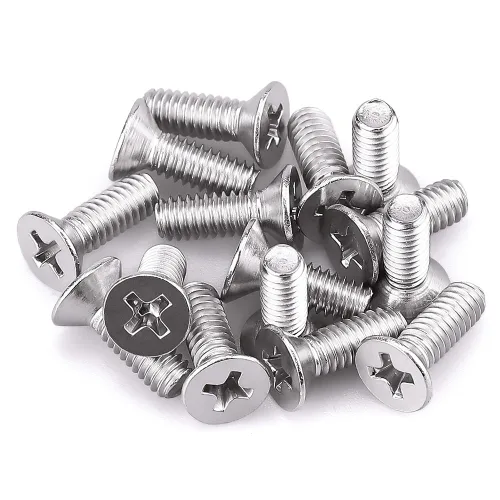 Miniatura 10 de Tornillos de máquina de cabeza avellanada plana de 1/4-20 x 3/4", Phillips Drive, acero inoxidable 304 18-8, rosca completa, rosca gruesa UNC, 25 PCS