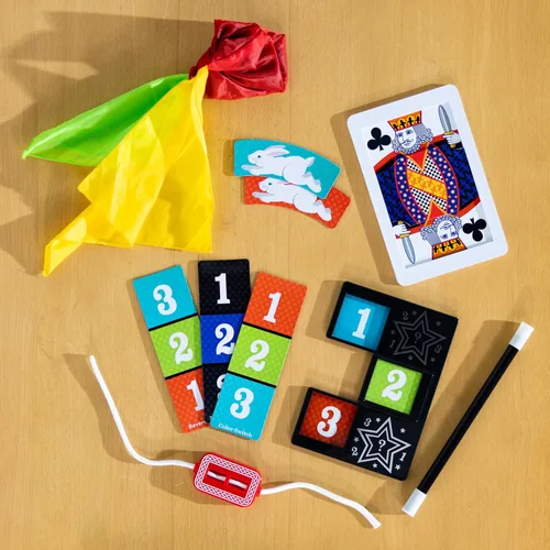 Miniatura 9 de Melissa & Doug ¡Magia en un instante! Juego de trucos de magia colección Abracadabra (10 piezas)