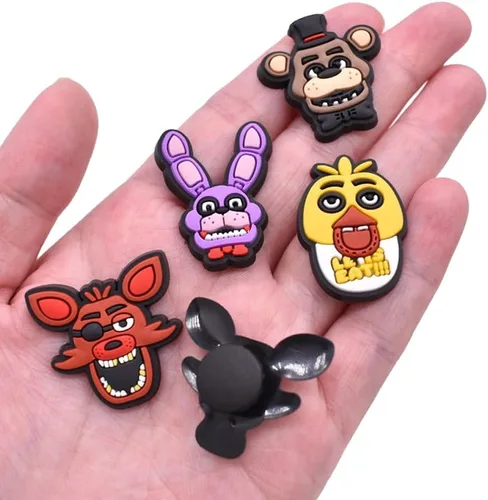 Miniatura 3 de Dijes de zapatos de dibujos animados para zapatos zuecos, sandalias y pulsera, regalos de fiesta para niñas, niños