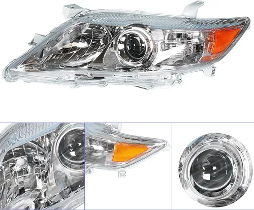 Miniatura 3 de Silscvtt Faros delanteros faros delanteros reemplazo para Toyota Camry 2010 2011 proyector faros para lado del conductor