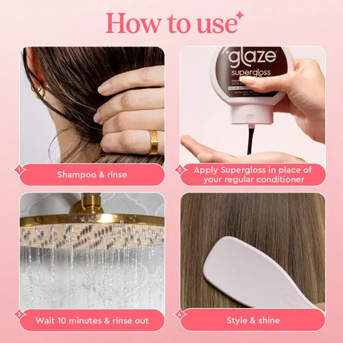 Miniatura 7 de Glaze Brillo Acondicionador de Color - Hidratante con Tinte para Cabello Castaño o Rojo, Potencia el Color y el Brillo, Repara el Daño - Auburn