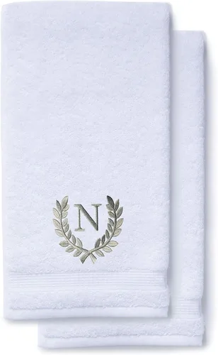 Miniatura 74 de Toallas de mano decorativas y con monograma para baño, cocina, maquillaje Regalo personalizado para boda-nupcial Toalla turca de lujo