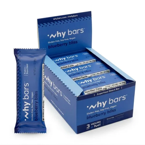 Miniatura 13 de Barras de proteínas, almendra de manzana, barras de 2.04 onzas (paquete de 12 barras de proteínas) – Barra de proteínas, superalimento, sin gluten