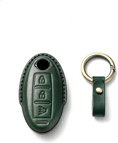 Miniatura 19 de SANRILY Funda para llavero de 3 botones para Nissan Armada Rogue Murano Cube 370Z Leaf Juke Quest Keyless Entry Remote Key Protector con llavero