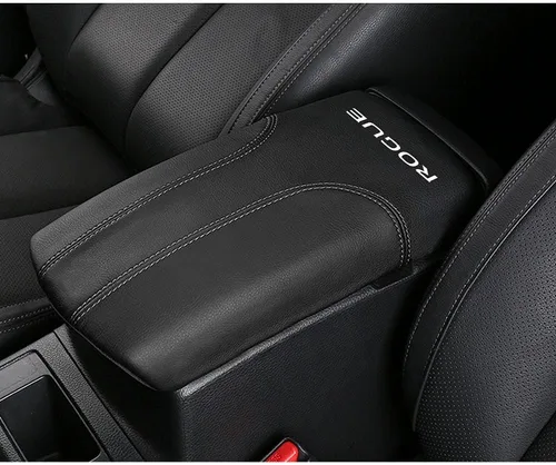 XITER Protector de funda para reposabrazos de automóvil, 1 almohadilla de cuero para consola central para Nissan Rogue 2014-2020, 2017-2022 Rogue