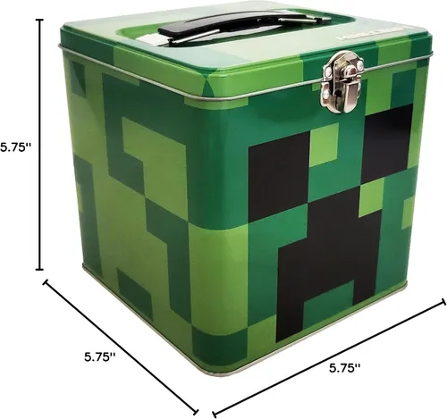 Miniatura 2 de The Tin Box Company Minecraft XL - Lata de almacenamiento con asa, Minecraft
