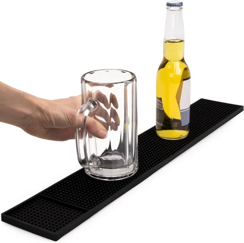 Miniatura 3 de Alfombrilla de goma para derrames (1) – 24 x 4 pulgadas, resistente antideslizante, accesorios profesionales para barman – Suministros esenciales