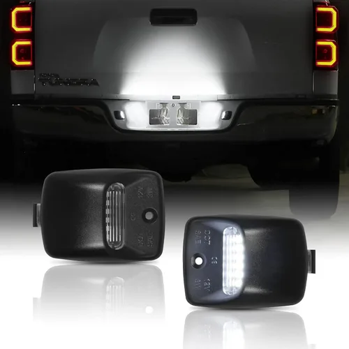 Miniatura 7 de Gempro Lámpara LED de repuesto para placa de matrícula compatible con Tocama Pickup Truck 1995-2004, luz trasera de 6500 K, color blanco