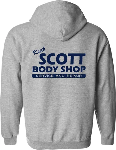 Miniatura 2 de Sudadera con capucha y cremallera Keith Scott Body Shop TV en ambos lados