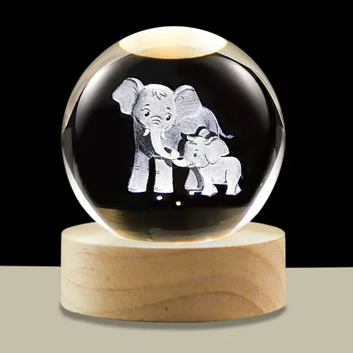 Miniatura 17 de Bola de cristal 3D de la Vía Láctea, luz nocturna multicolor, lámpara decorativa para ciencia, astronomía, espacio, regalos para novios, esposos