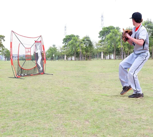 Miniatura 6 de Maniquí de bateo de sóftbol de béisbol, objetivo de lanzamiento, con accesorio de zona de golpe ajustable, ayuda de lanzamiento para una mayor