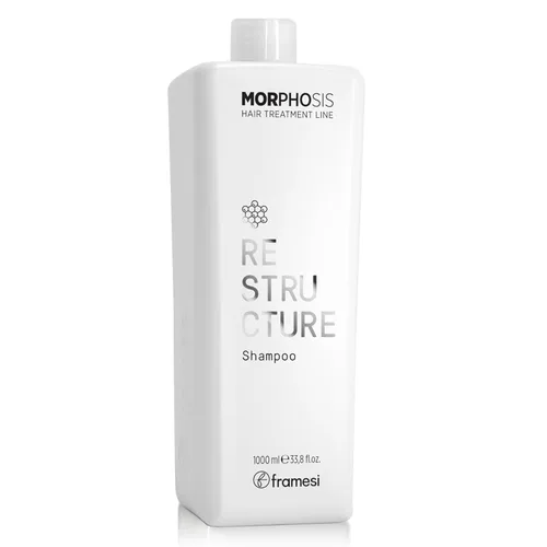 Framesi Morphosis Restructure Shampoo - Champú reconstructor para cabello dañado - Champú sin sulfato - Ayuda a reparar y revivir para apoyar un