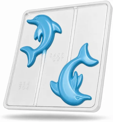 Dolphin Lollipop Chocolate Candy Mold 3409