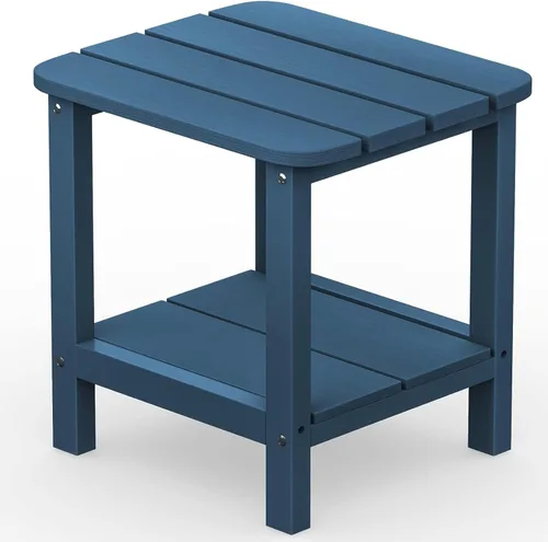 Miniatura 18 de SERWALL Mesa Adirondack de exterior - Mesa auxiliar gris