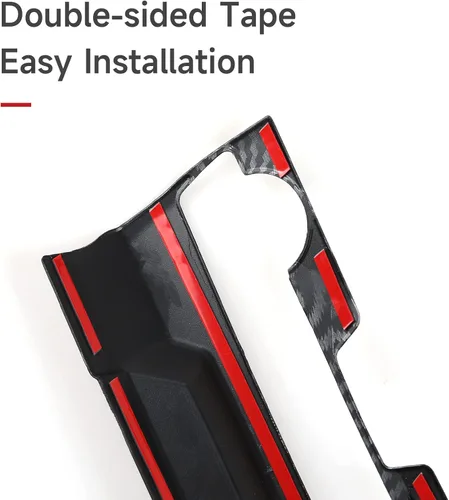 Miniatura 6 de Calcomanías de panel de consola central de aire acondicionado para Honda Civic 2016-2021, accesorios de 10ª generación, calcomanías de fibra