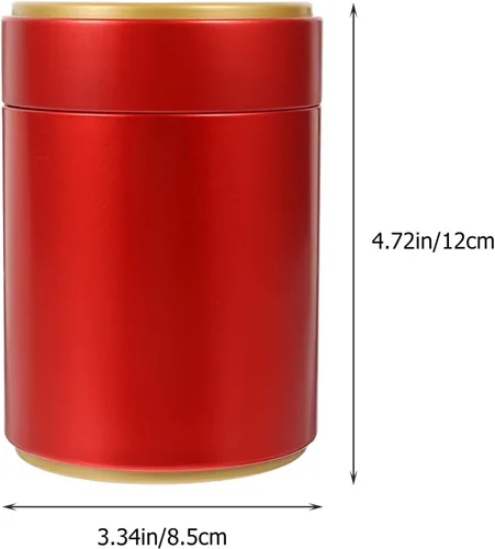 Miniatura 4 de Hemoton Latas de té para café, té, azúcar, lata de té con tapas herméticas, recipiente para suelto y bolsas para almacenamiento de azúcar de café