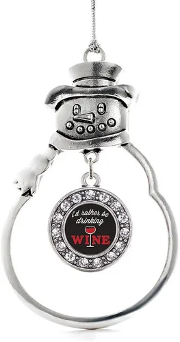 Miniatura 38 de Inspired Silver - Roller Queen - Adorno de Navidad plateado - Adorno circular para árbol de Navidad con circonita cúbica - Decoración colgante