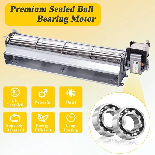 Miniatura 4 de Criditpid SRV7000-659 Reemplazo del ventilador de convección para PelPro PP60, PP60-B Estufa de pellets, Pleasant Hearth PH50CABPS, PH35PS, PH50PS
