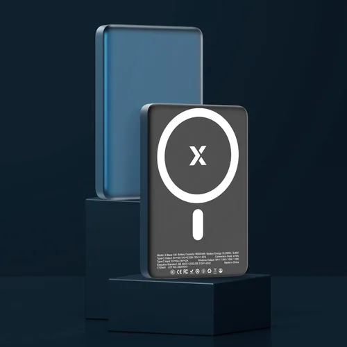 Miniatura 11 de X Blade - Banco de energía magnético delgado de 10 K, 10000 mAh, cargador portátil MagSafe para iPhone y Samsung, carga rápida inalámbrica USB-C PD