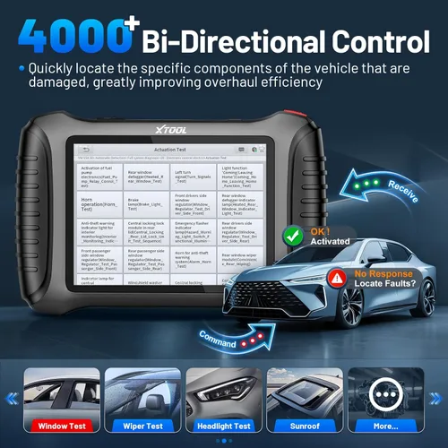 Miniatura 4 de XTOOL IP900 Herramienta de escaneo bidireccional Versión 2026 mejorada del escáner D7, herramienta de diagnóstico escáner OBD2, codificación ECU