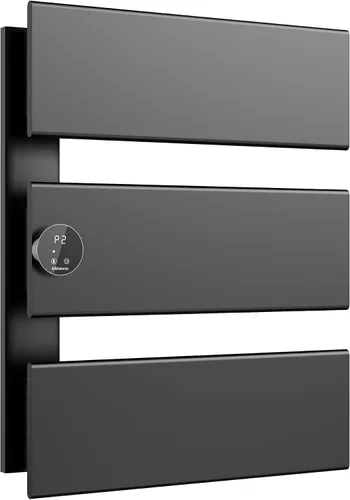 Miniatura 9 de K&KALONZO Calentador de toallas eléctrico, 18.35" An x 31" Al, calentador de toallas montado en pared con temporizador integrado, calentador