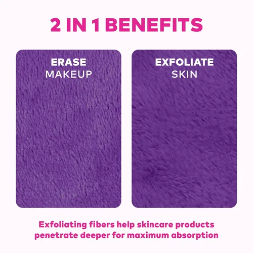 Miniatura 6 de El juego original de 7 días de MakeUp Eraser borra todo el maquillaje con solo agua, incluyendo rímel impermeable, delineador de ojos, base, lápiz