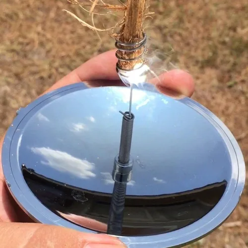 Miniatura 2 de 3 arrancadores de fuego solares aprovechan el poder del sol a la luz, kit de supervivencia solar para arrancadores de fuego, herramienta al aire 3