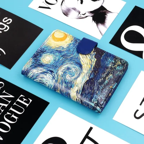 Miniatura 20 de Kandouren - Funda para pasaporte con bloqueo RFID, cartera para pasaporte para hombres y mujeres, el mejor regalo para viajeros, tarjetas de crédito