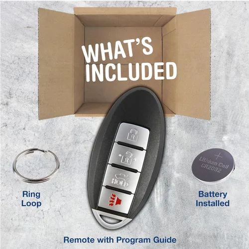 Miniatura 3 de KeylessOption Control remoto para auto, reemplazo para KBRASTU15