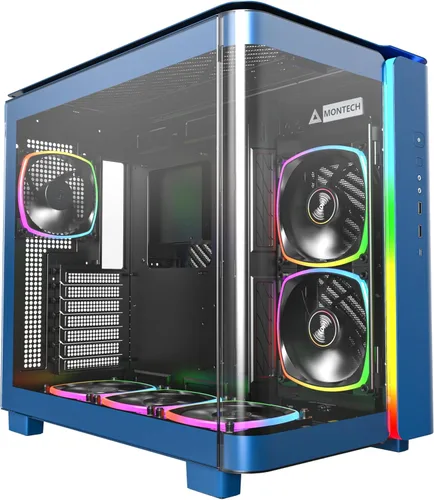 Miniatura 12 de Montech King 95 PRO - Carcasa de PC Gaming ATX de media torre de doble cámara, alto flujo de aire, paneles sin herramientas, frente curva de vidrio