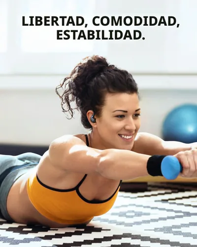 Miniatura 3 de Soundcore Sport X20 de Anker, Auriculares True-Wireless para Entrenamiento, Ganchos Giratorios y Extensibles, Cancelación de Ruido, Graves