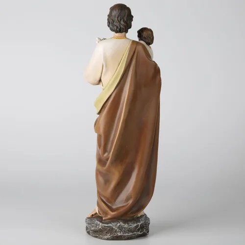 Miniatura 6 de BC Estatua Católica de San José y el Niño Jesús, Figura de Santo Católico, Regalo Religioso para el Día del Padre, Decoración Inspiradora