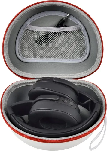 Funda para auriculares Skullcandy Crusher/Hesh/Evo Wireless Over-Ear Bluetooth para JLab JBuds Lux ANC, para auriculares TOZO HT3/HT2 y más Blanco