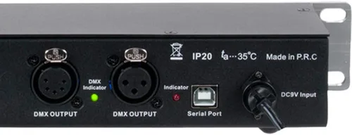 Miniatura 3 de ADJ Products, MYDMX RM, dispositivo de almacenamiento de espectáculos de luz DMX ahorra hasta 16 programas preestablecidos D367