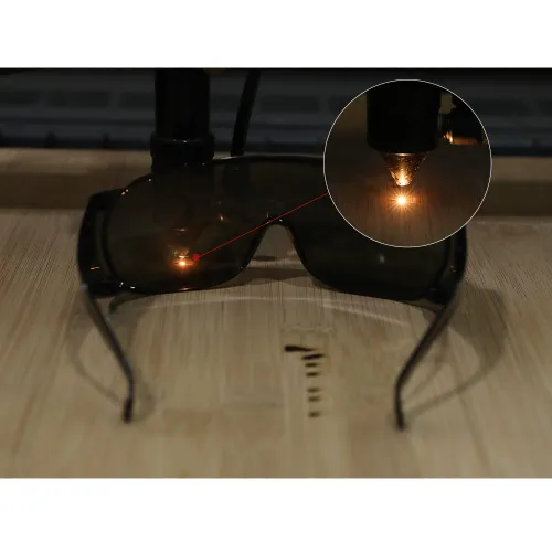 Miniatura 6 de Cloudray 10600nm 10.6um gafas protectoras del CE de las gafas de seguridad del laser OD6+para el estilo B de la máquina de grabado del corte