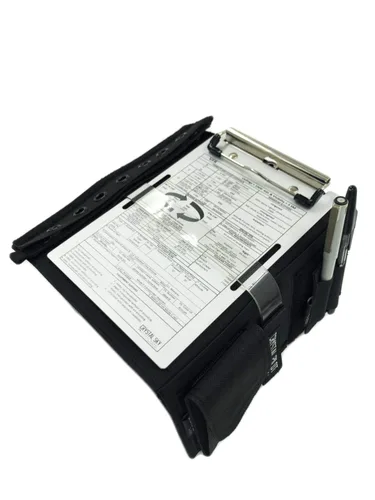 Miniatura 5 de Crystal Pilot Rodillera reversible con bloc de notas de vuelo y hoja de trucos VFR-IFR mediana con escala seccional y WAC.